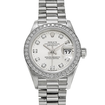 ロレックス デイトジャスト 79136G シルバー/ダイヤモンド レディース 時計 【中古】【wristwatch】