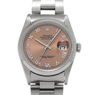 ロレックス デイトジャスト 16200 ピンク メンズ 時計 【中古】【wristwatch】