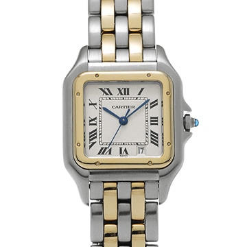 カルティエ パンテール MM W25028B6 アイボリー ユニセックス 時計 【中古】【wristwatch】
