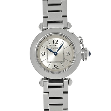 カルティエ ミスパシャ W3140007 シルバー レディース 時計 【中古】【wristwatch】