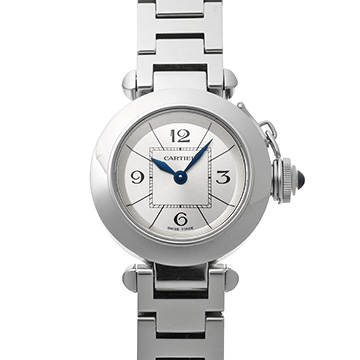 カルティエ ミスパシャ W3140007 シルバー レディース 時計 【中古】【wristwatch】