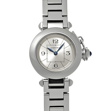 カルティエ ミスパシャ W3140007 シルバー レディース 時計 【中古】【wristwatch】