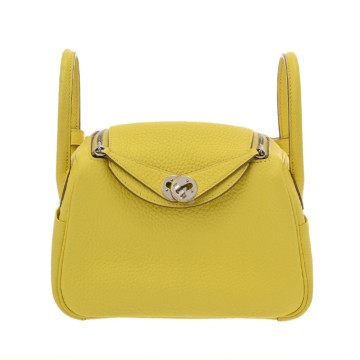 エルメス リンディ ミニ マキシカドリーユ ライム トリヨンクレマンス レディース バッグ 【中古】【bag】