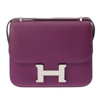 エルメス コンスタンス3 18 ミロワール アネモネ エバーカラー レディース バッグ 【中古】【bag】