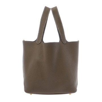 エルメス ピコタン ロック MM ビスキュイ トリヨンクレマンス レディース バッグ 【中古】【bag】
