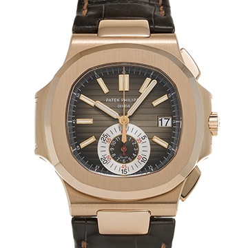 パテック フィリップ ノーチラス クロノグラフ 5980R-001 ブラック・ブラウン メンズ 時計 【中古】【wristwatch】