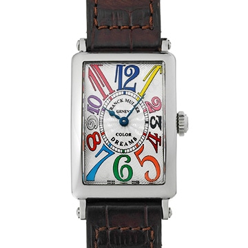 フランクミュラー ロングアイランド 902QZ シルバー レディース 時計 【中古】【wristwatch】
