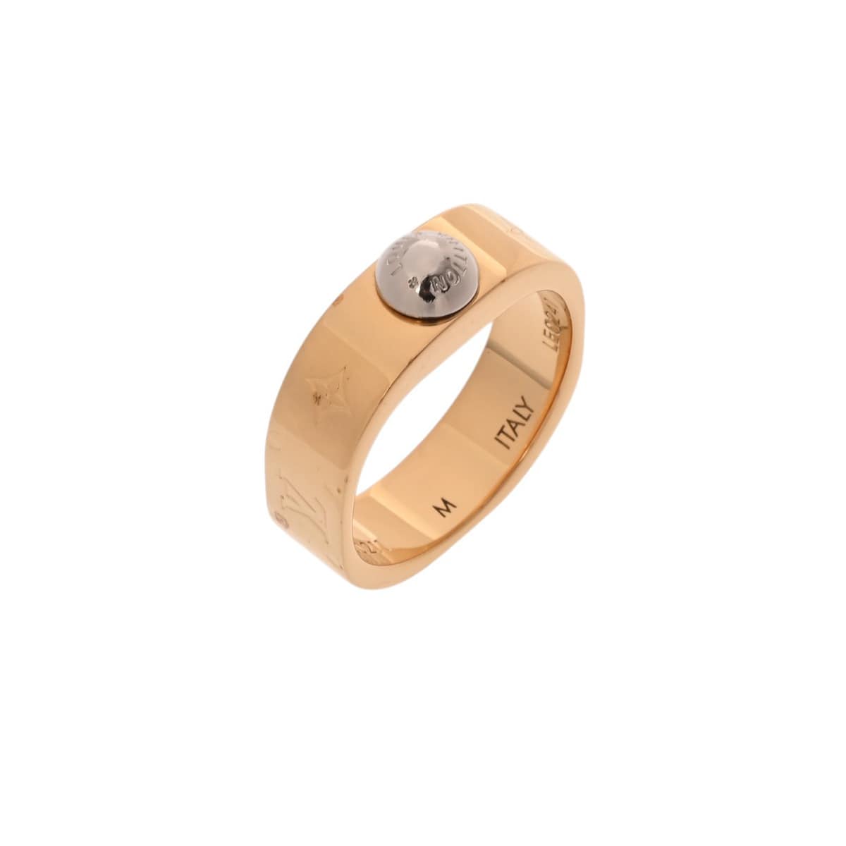 ルイ ヴィトン リング ナノグラム #M ゴールド M00210 メタル レディース ジュエリー 【中古】【jewelry】