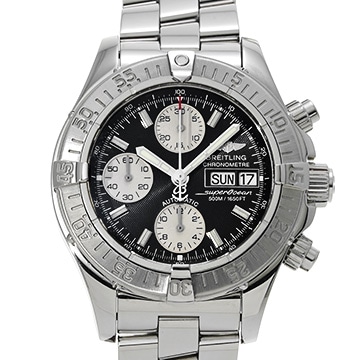 ブライトリング クロノ スーパーオーシャン A111B83PRS ブラック/シルバー メンズ 時計 【中古】【wristwatch】