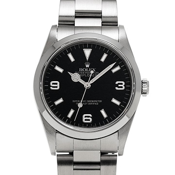 ロレックス エクスプローラー 14270 ブラック メンズ 時計 【中古】【wristwatch】