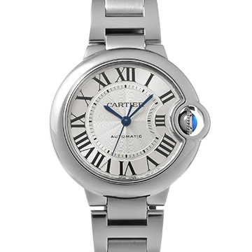 カルティエ バロンブルー ドゥ カルティエ 33mm W6920071 シルバー ユニセックス 時計 【中古】【wristwatch】