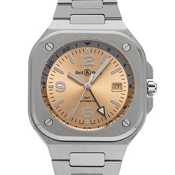 ベル＆ロス BR 05 GMT アンバー BR05G-CH-ST/SST アンバー メンズ 時計 【中古】【wristwatch】