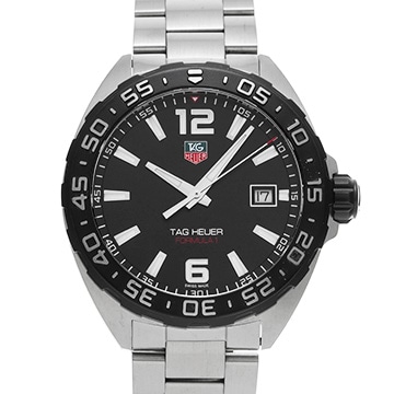 タグ ホイヤー フォーミュラ1 クォーツ WAZ1110.BA0875 ブラック メンズ 時計 【中古】【wristwatch】