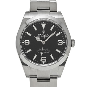 ロレックス エクスプローラー 214270 ブラック メンズ 時計 【中古】【wristwatch】