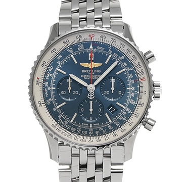 ブライトリング ナビタイマー B01 クロノ 46 AB012721/C889 ブルー メンズ 時計 【中古】【wristwatch】