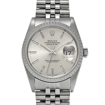 ロレックス デイトジャスト 36 16220 シルバー メンズ 時計 【中古】【wristwatch】