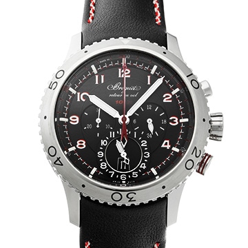 ブレゲ タイプXXII 3880ST/H2/3XV ブラック メンズ 時計 【中古】【wristwatch】