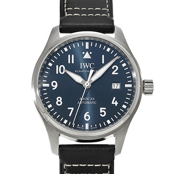 IWC パイロットウォッチ マーク XX IW328203 ブルー メンズ 時計 【中古】【wristwatch】