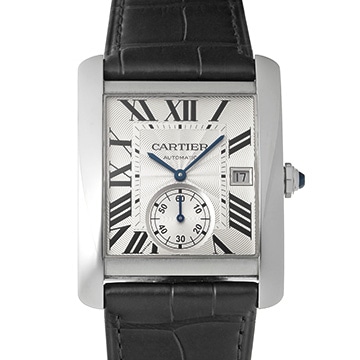 カルティエ タンク MC W5330003 シルバー メンズ 時計 【中古】【wristwatch】