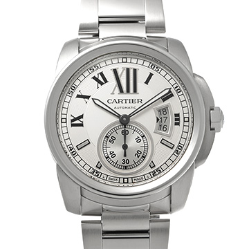 カルティエ カリブル ドゥ カルティエ W7100015 シルバー メンズ 時計 【中古】【wristwatch】