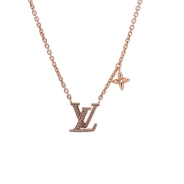 ルイ ヴィトン ネックレス LV アイコニック ブラッシュ M00985 メタル/ストラス レディース ジュエリー 【中古】【jewelry】