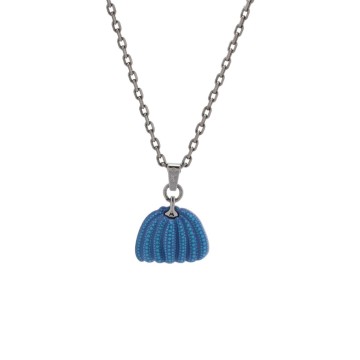 ルイ ヴィトン LV×YK ペンダント・パンプキン シルバー/ブルー M01099 メタル/レザー レディース ジュエリー 【中古】【jewelry】