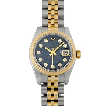 ロレックス デイトジャスト 179173G ソーダライト/ダイヤモンド レディース 時計 【中古】【wristwatch】