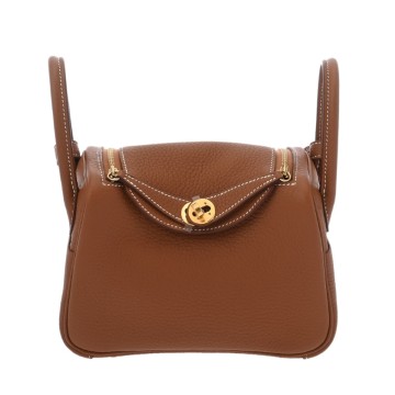 エルメス リンディ ミニ 2  ゴールド トリヨンクレマンス レディース バッグ 【新品】【bag】