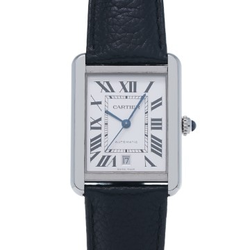 カルティエ タンクソロ XL WSTA0029 シルバー メンズ 時計 【中古】【wristwatch】