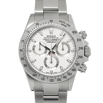 ロレックス コスモグラフ デイトナ 116520 ホワイト メンズ 時計 【中古】【wristwatch】