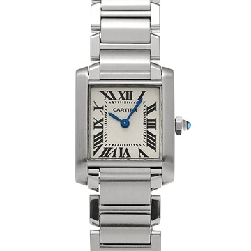 カルティエ タンクフランセーズ SM　 W51008Q3 シルバー レディース 時計 【中古】【wristwatch】