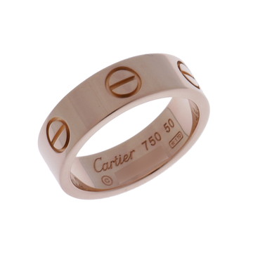 カルティエ ラブリング #50 ゴールド B4047150 K18ピンクゴールド PG レディース ジュエリー 【中古】【jewelry】