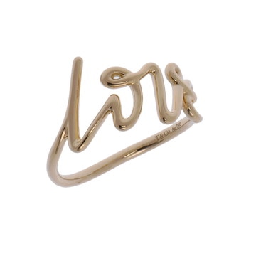 ティファニー パロマグラフィティ ラブ リング ゴールド K18イエローゴールド YG レディース ジュエリー 【中古】【jewelry】