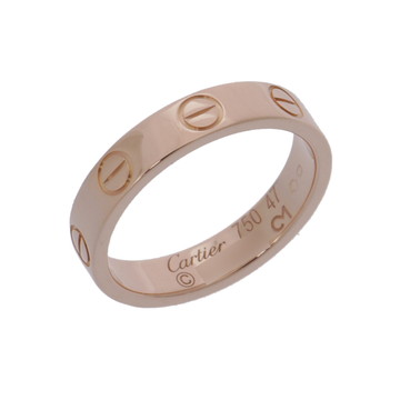 カルティエ ミニラブリング #47 ピンク K18ピンクゴールド PG レディース ジュエリー 【中古】【jewelry】