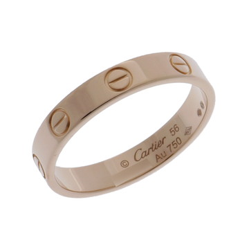 カルティエ ミニラブ リング #56 ゴールド K18イエローゴールド YG レディース ジュエリー 【中古】【jewelry】