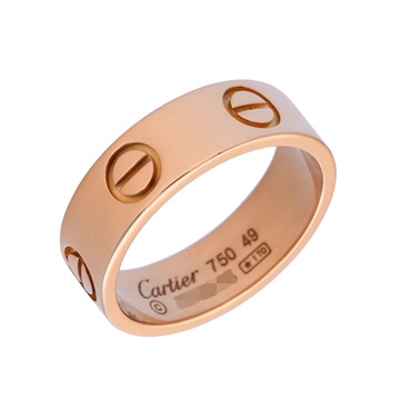 カルティエ ラブリング #49 ピンク K18ピンクゴールド PG レディース ジュエリー 【中古】【jewelry】