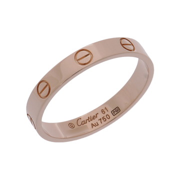 カルティエ ミニラブリング #61 ゴールド K18ピンクゴールド PG レディース ジュエリー 【中古】【jewelry】