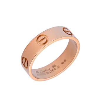 カルティエ ラブリング #56 ピンク K18ピンクゴールド PG レディース ジュエリー 【中古】【jewelry】