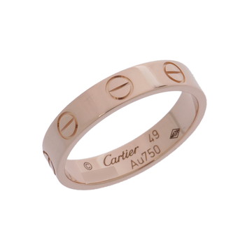 カルティエ ミニラブリング #49 ゴールド K18ピンクゴールド PG レディース ジュエリー 【中古】【jewelry】