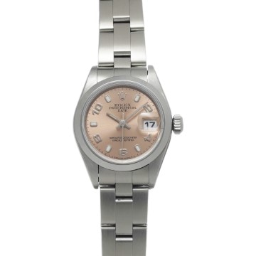 ロレックス オイスターパーペチュアル デイト 69160 ピンク レディース 時計 【中古】【wristwatch】