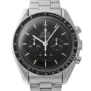 オメガ スピードマスター アポロ11号 3890.59 ブラック メンズ 時計 【中古】【wristwatch】
