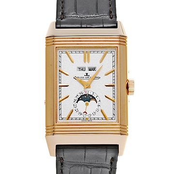 ジャガー ルクルト レベルソ トリビュート カレンダー Q3912420 シルバー/グレー メンズ 時計 【中古】【wristwatch】
