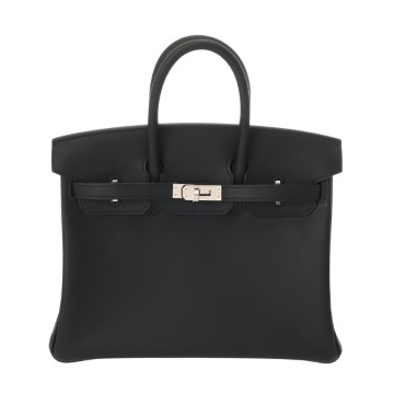 エルメス バーキン 25  ブラック ヴォースイフト レディース バッグ 【新品】【bag】