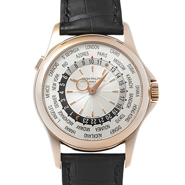 パテック フィリップ ワールドタイム 5130R-001 シルバー メンズ 時計 【中古】【wristwatch】