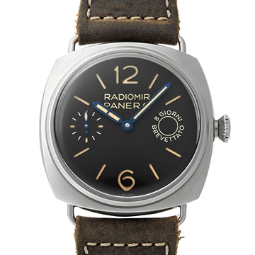 パネライ ラジオミール 8デイズ PAM00992 ブラック メンズ 時計 【中古】【wristwatch】