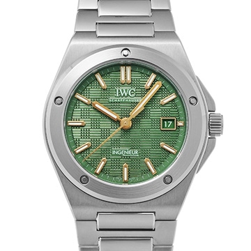 IWC インヂュニア オートマチック 40 IW328908 グリーン メンズ 時計 【中古】【wristwatch】
