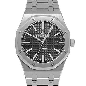 オーデマ ピゲ ロイヤルオーク オートマティック 15400ST.OO.1220ST.01.A ブラック メンズ 時計 【中古】【wristwatch】