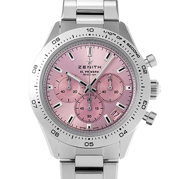 ゼニス クロノマスター スポーツ ピンク 03.3109.3600/18.M3100 ピンク メンズ 時計 【中古】【wristwatch】
