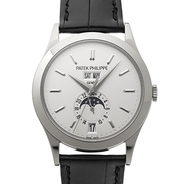 パテック フィリップ アニュアルカレンダー ムーンフェイズ 5396G-011 シルバー メンズ 時計 【中古】【wristwatch】