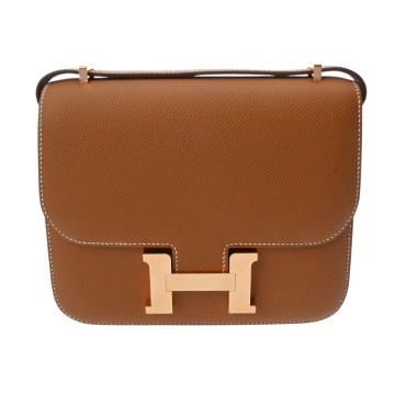 エルメス コンスタンス3 18 ミロワール ゴールド ヴォーエプソン レディース バッグ 【中古】【bag】